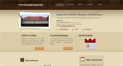 Desktop Screenshot of kaszapkozpont.hu